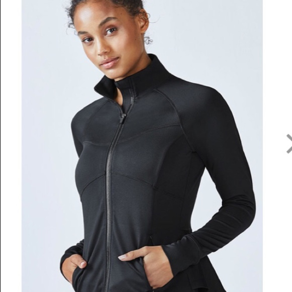 Fabletics Michaela Peplum Jacket Size Large